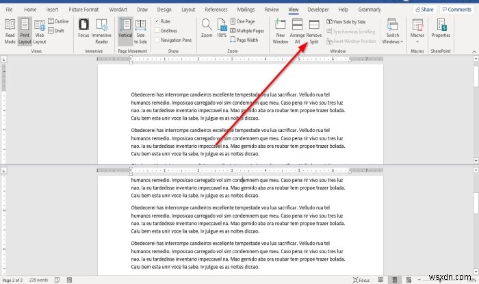 How to display and work with multiple windows in Microsoft Word