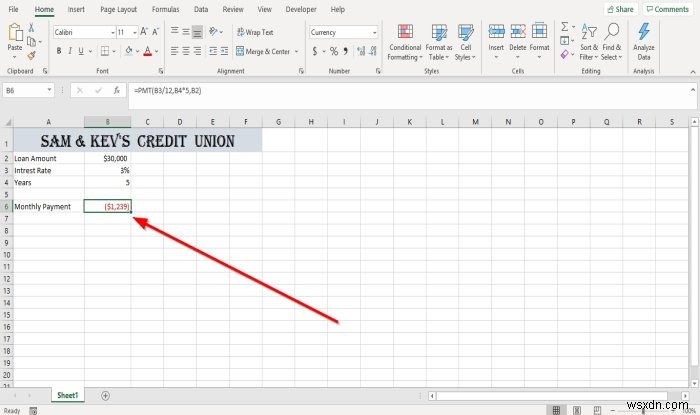How to use the PMT Function in Microsoft Excel