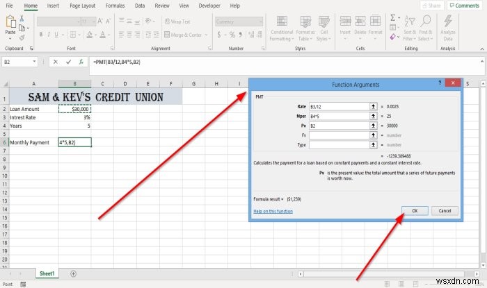 How to use the PMT Function in Microsoft Excel