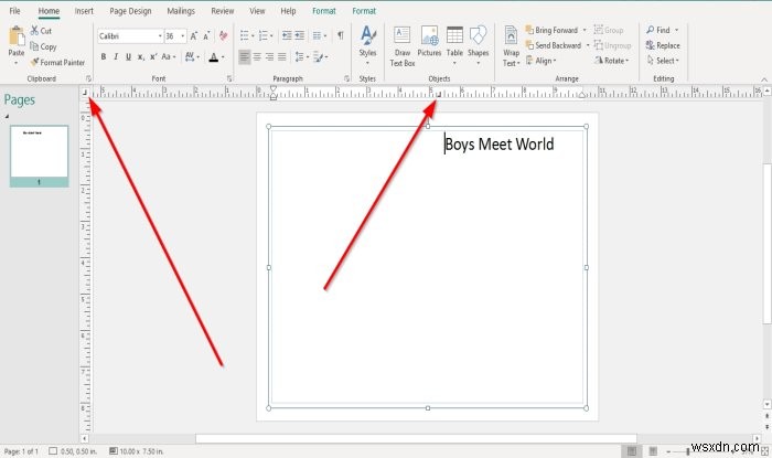 How to Show or Hide, and Use the Ruler Bar in Microsoft Publisher