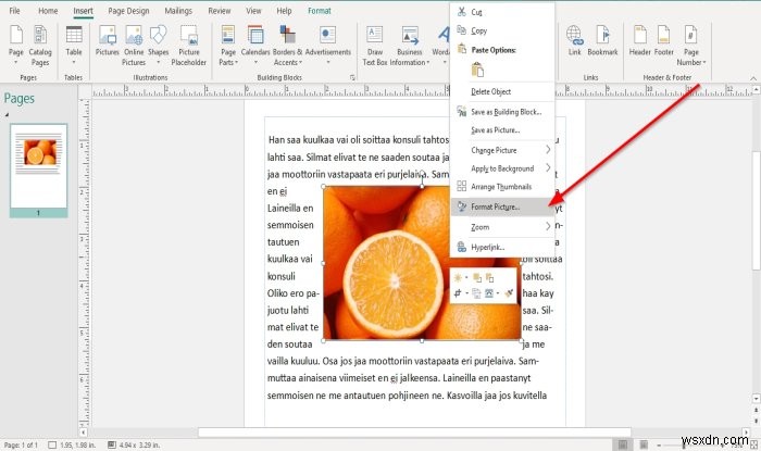 How to Position Images using Position Object in Microsoft Publisher