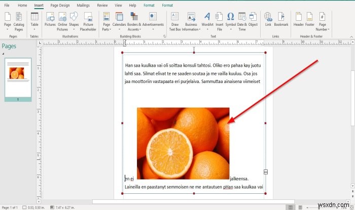 How to Position Images using Position Object in Microsoft Publisher
