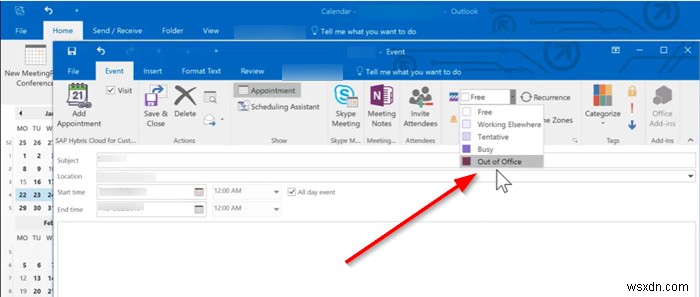 Microsoft Teams status is stuck on Out of Office