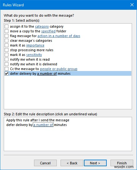 How to delay or schedule sending an Email in Microsoft Outlook
