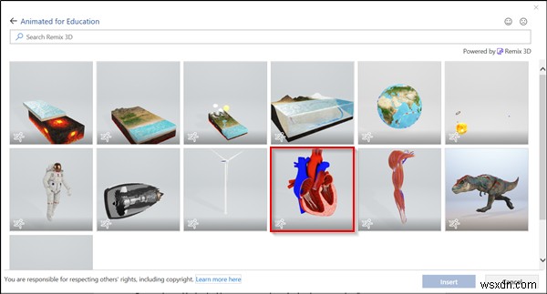How to add animated 3D Graphics to Microsoft Word