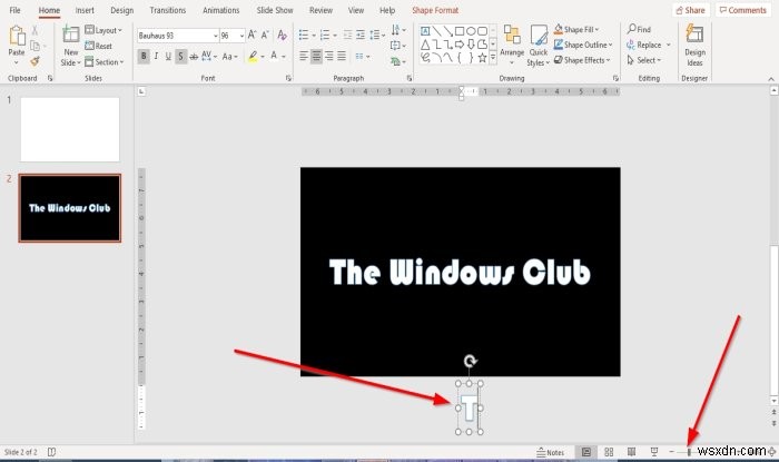 How to create a Particle Text effect or Explosion animation in PowerPoint