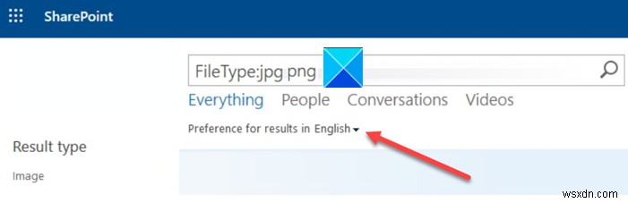 SharePoint search not returning results from another language