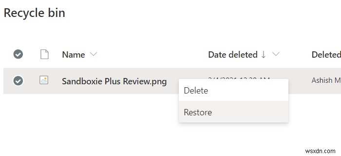 How to recover Deleted Files from Microsoft Teams