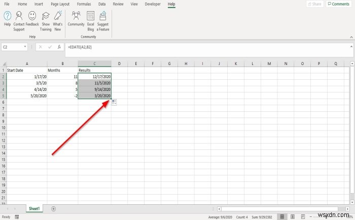 How to Use EDATE and EOMONTH Function in Excel