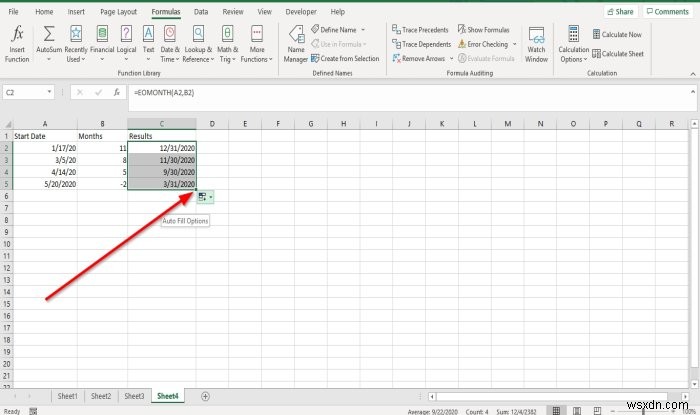 How to Use EDATE and EOMONTH Function in Excel