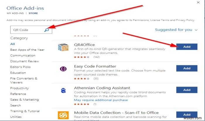 How to create a QR Code in Microsoft Word