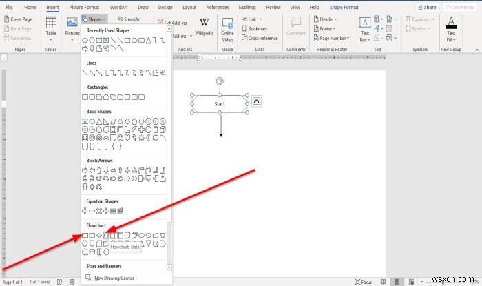 How to create a Flowchart in Microsoft Word