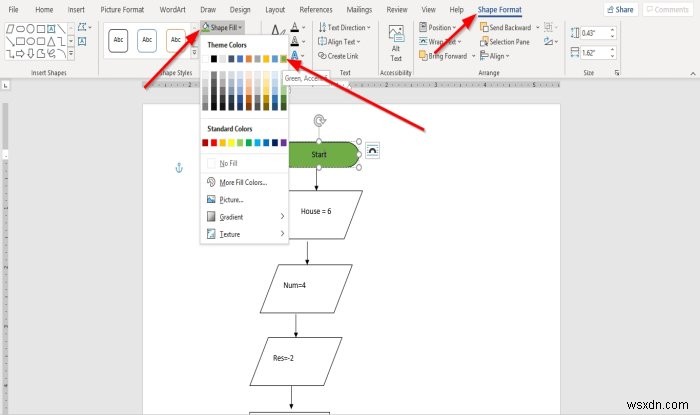 How to create a Flowchart in Microsoft Word