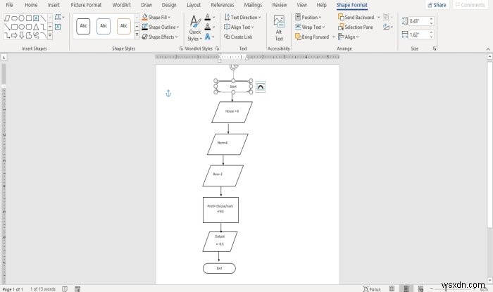 How to create a Flowchart in Microsoft Word