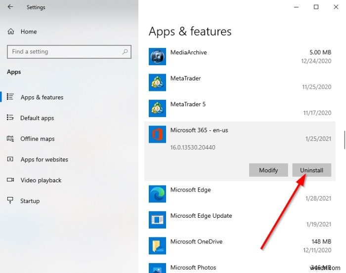 Fix Office installation Error Code 1603 on Windows 11/10