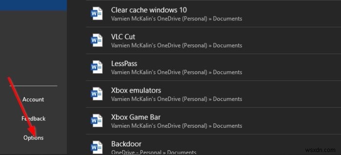 How to change the default Save location in Office