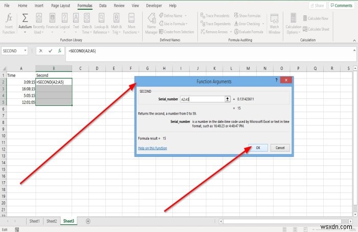 How to use Hour, Minute, and Second Function in Microsoft Excel