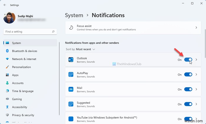 Microsoft Outlook notifications not working on Windows 11/10