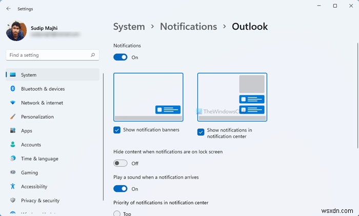 Microsoft Outlook notifications not working on Windows 11/10