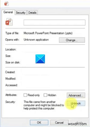Fix Sorry, PowerPoint can’t read error message