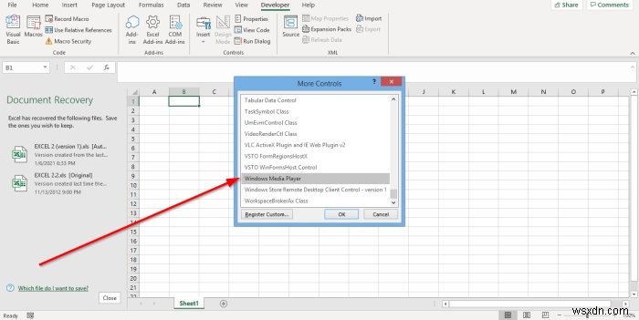 How to play Video and Audio in Microsoft Excel