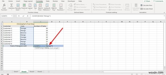 How to use SUMIF and SUMIFS Functions in Microsoft Excel