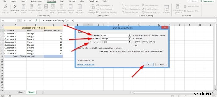 How to use SUMIF and SUMIFS Functions in Microsoft Excel