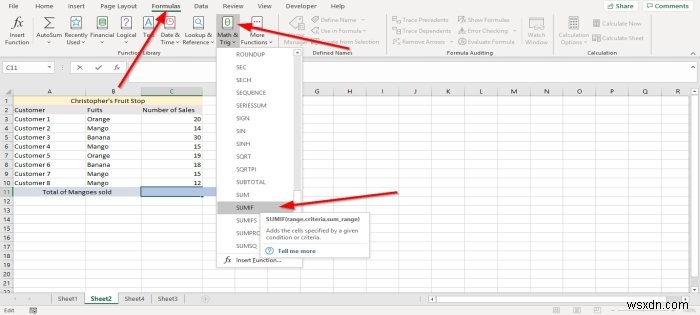 How to use SUMIF and SUMIFS Functions in Microsoft Excel