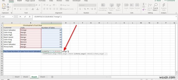 How to use SUMIF and SUMIFS Functions in Microsoft Excel
