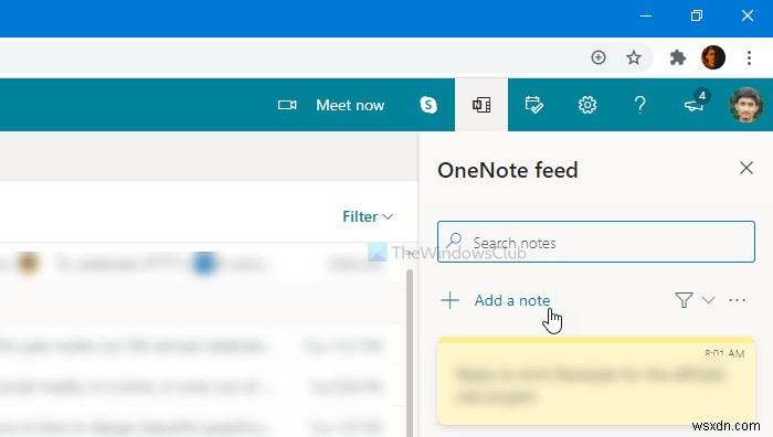 How to add Notes and create Tasks in Outlook.com