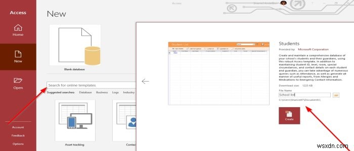 How to create a Database in Microsoft Access