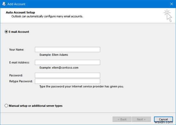 Reconnect Outlook to Outlook.com for uninterrupted email access