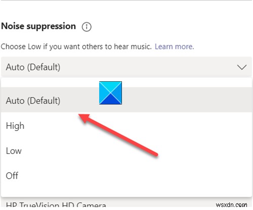 How to enable Noise Cancellation on Microsoft Teams
