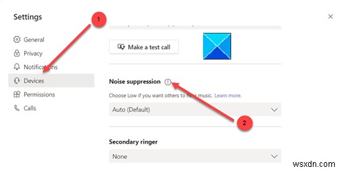 How to enable Noise Cancellation on Microsoft Teams