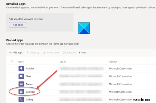 Microsoft Teams Calendar missing or not showing
