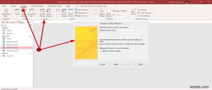 How to Create and Modify Query in Microsoft Access