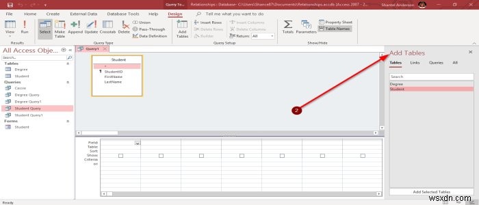 How to Create and Modify Query in Microsoft Access