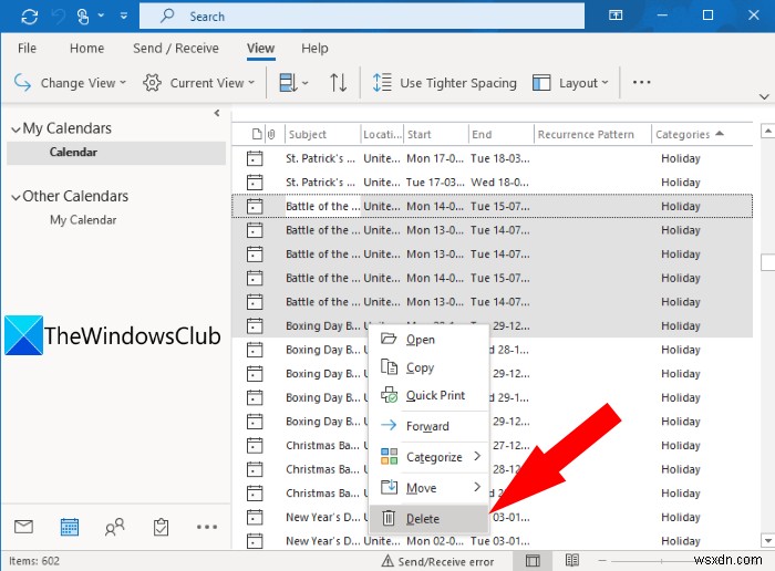 How to create and add Holidays to Outlook Calendar