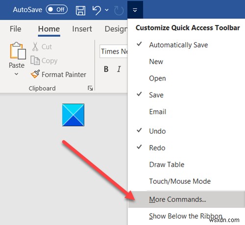 How to insert Outlook Contacts into Word