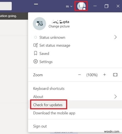 Microsoft Teams not updating automatically