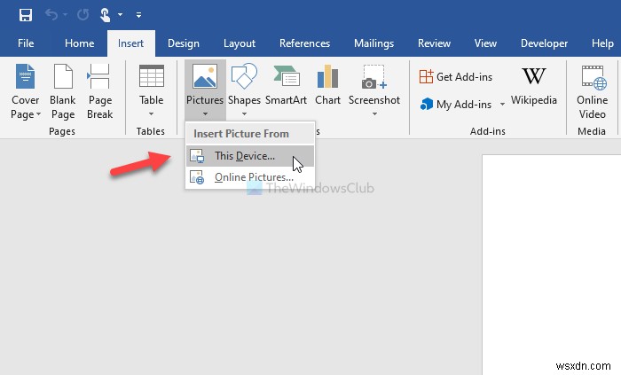 How to overlay pictures in Word