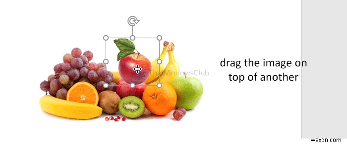 How to overlay pictures in Word