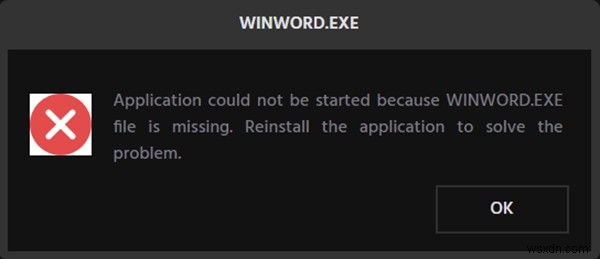 Fix WINWORD.EXE errors in Office Word application on Windows 11/10
