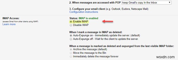 Outlook cannot connect to Gmail, keeps asking for password