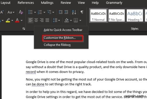 How to Add the Draw Tool Tab to Ribbon in Microsoft Office if it is missing