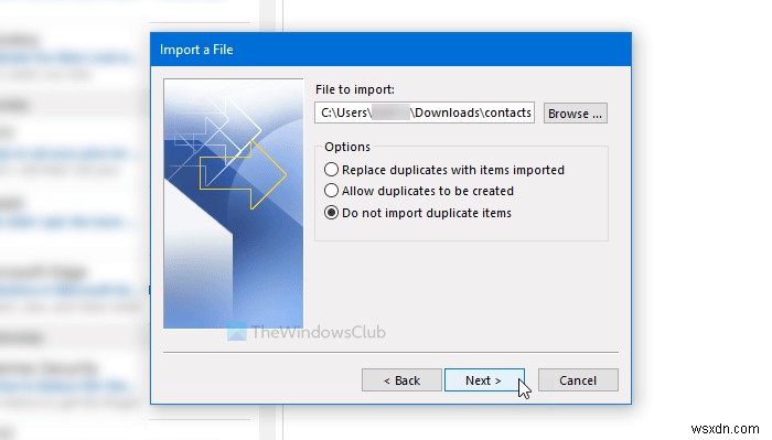 How to import Gmail contacts into Outlook