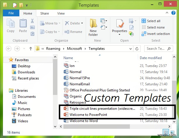 Create Custom Templates Installation Location for Office