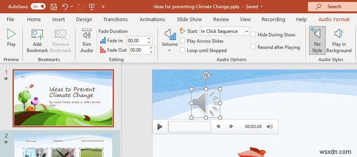 Audio and Video does not play in PowerPoint
