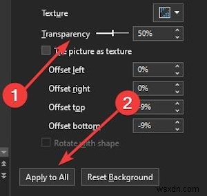 How to add an image as a background in Microsoft PowerPoint