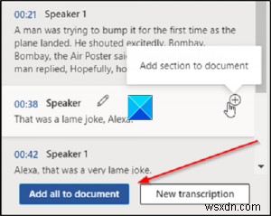 Transcribe feature for Word lets you convert Speech into a Text transcript